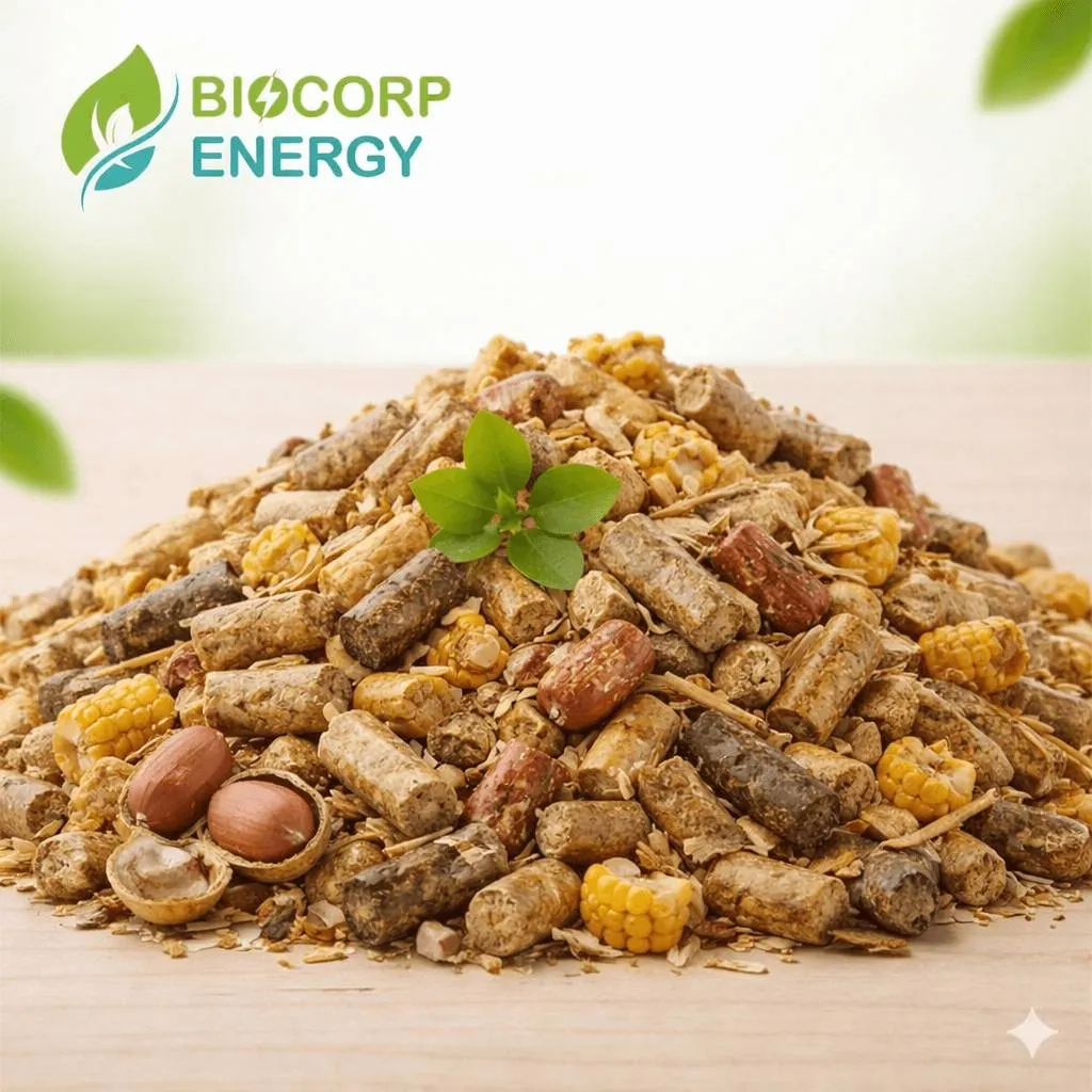 Custom Mix Biomass Pellets