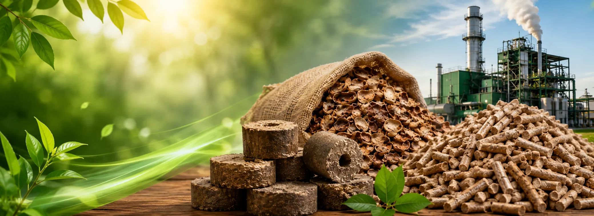 Groundnut Briquette and Biomass Pellet Supplier in Ahmedabad
